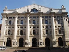 Piazza affari Milano